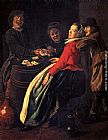 A Game Of Cards by Judith Leyster